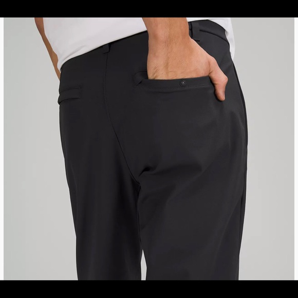 Lululemon Men's ABC Black Pants Size 34 X 30 Slim - Picture 12 of 14